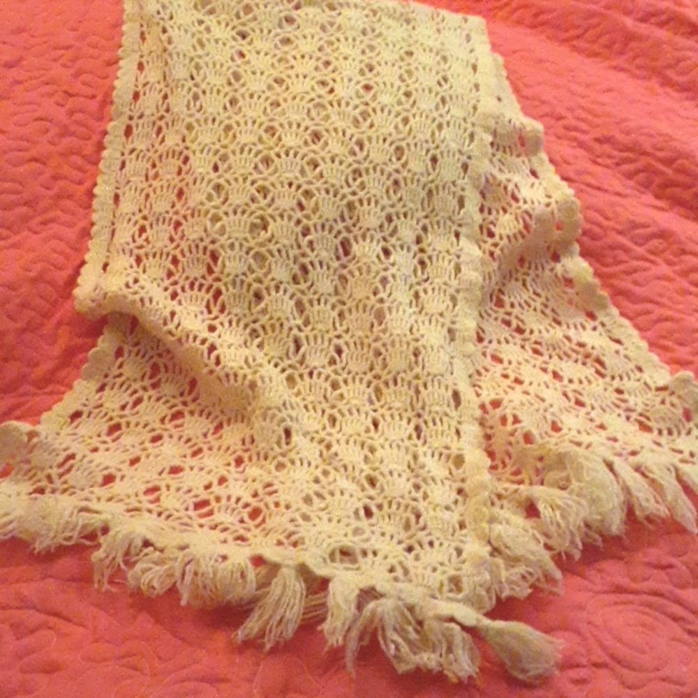 Vintage Crochet Scarf